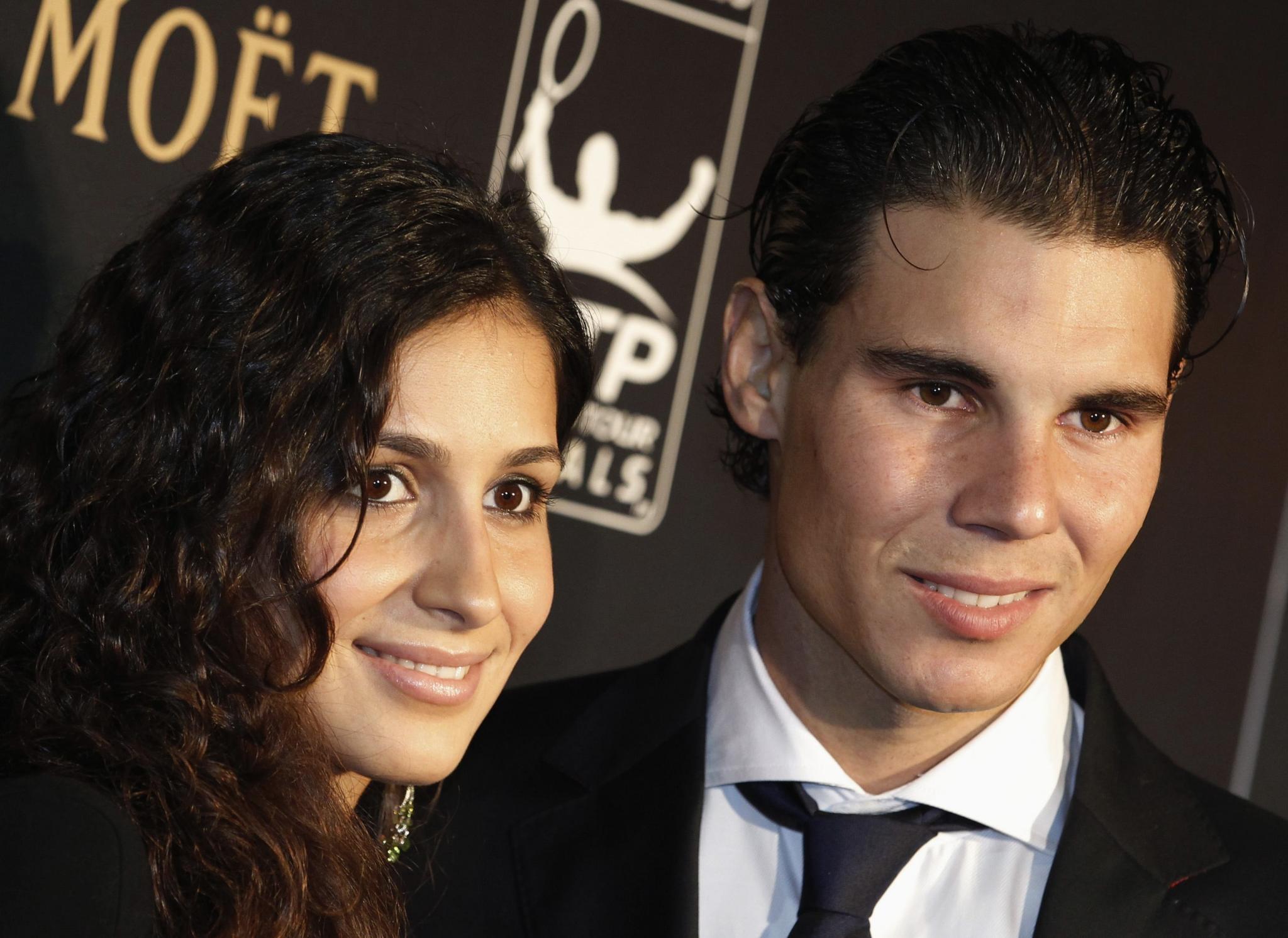 Rafa and his girlfriend Xisca attend the ATP World tour gala in London in 2011