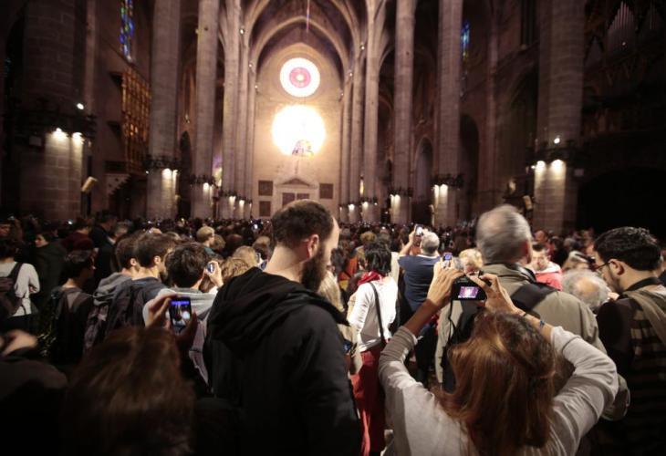 Catedral de Palma, Mallorca, 'Fiesta de la Luz' que tiene lugar dos veces al año