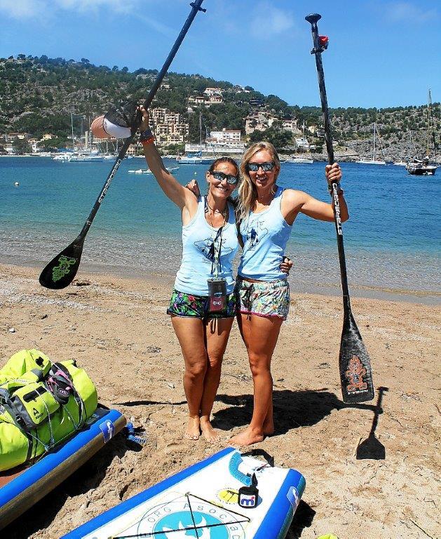Around Majorca on paddle boards