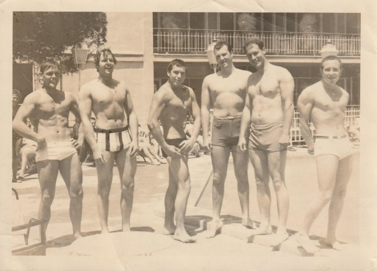 Aerial view of modern Palma marina development