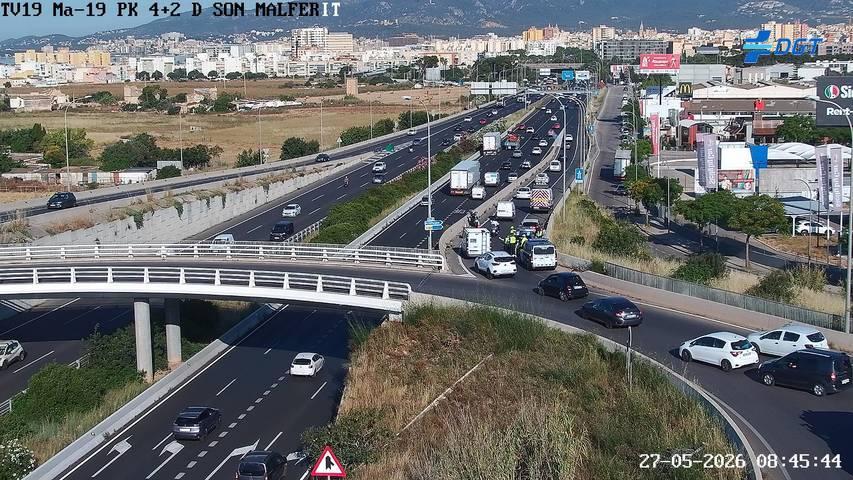 Motorcyclist dies following Palma roundabout collision