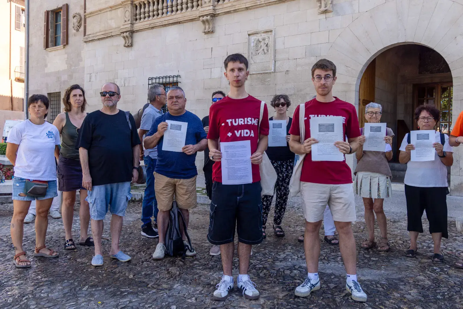 Police investigate, while unions and environmentalists in Mallorca distance themselves from anti-tourism protest violence