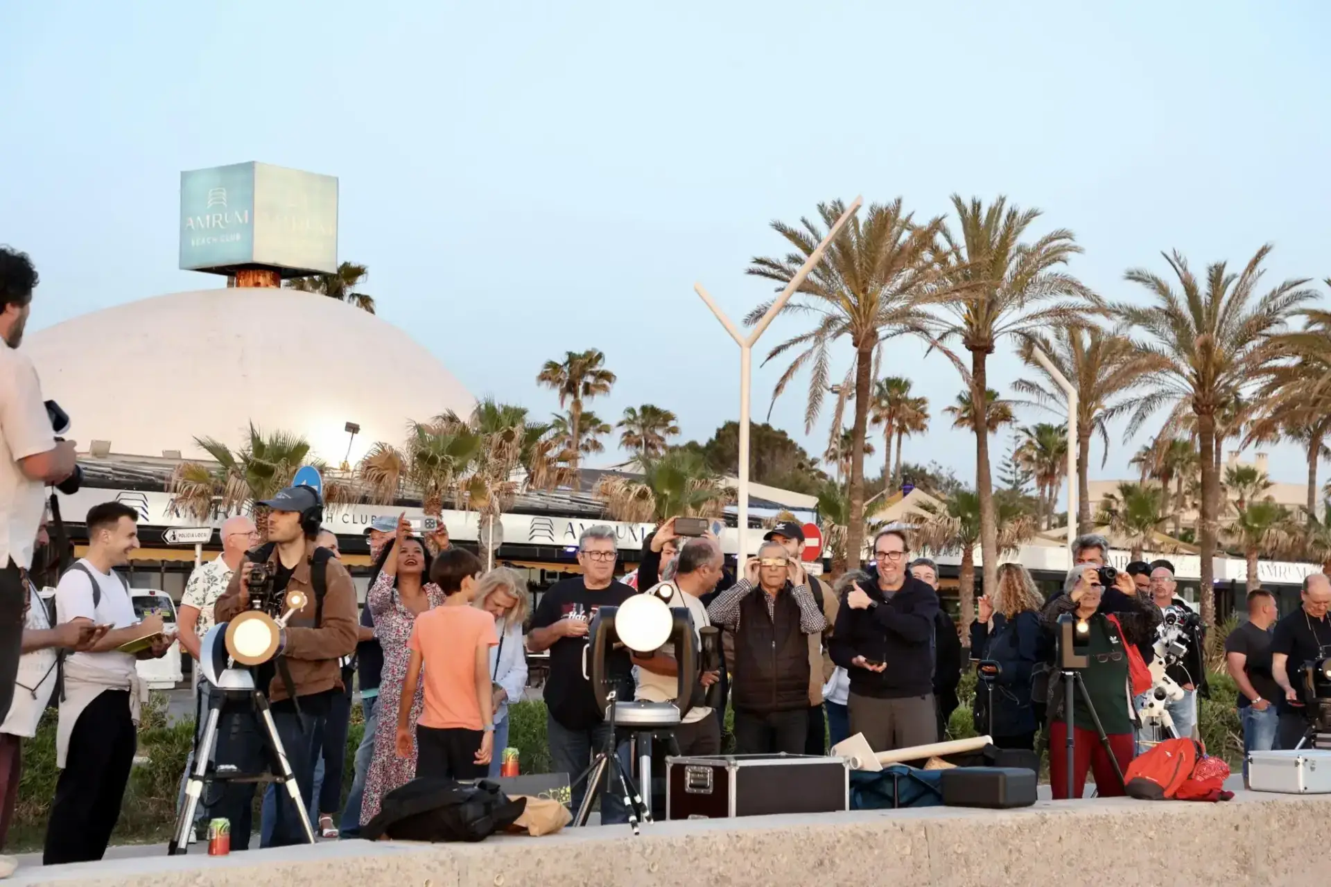 Playa de Palma an official observation point for the total eclipse, but the town hall will restrict vehicle access