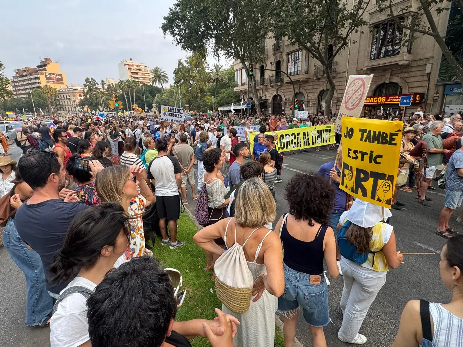Mallorca protest against overtourism estimated to be larger than other recent demonstrations