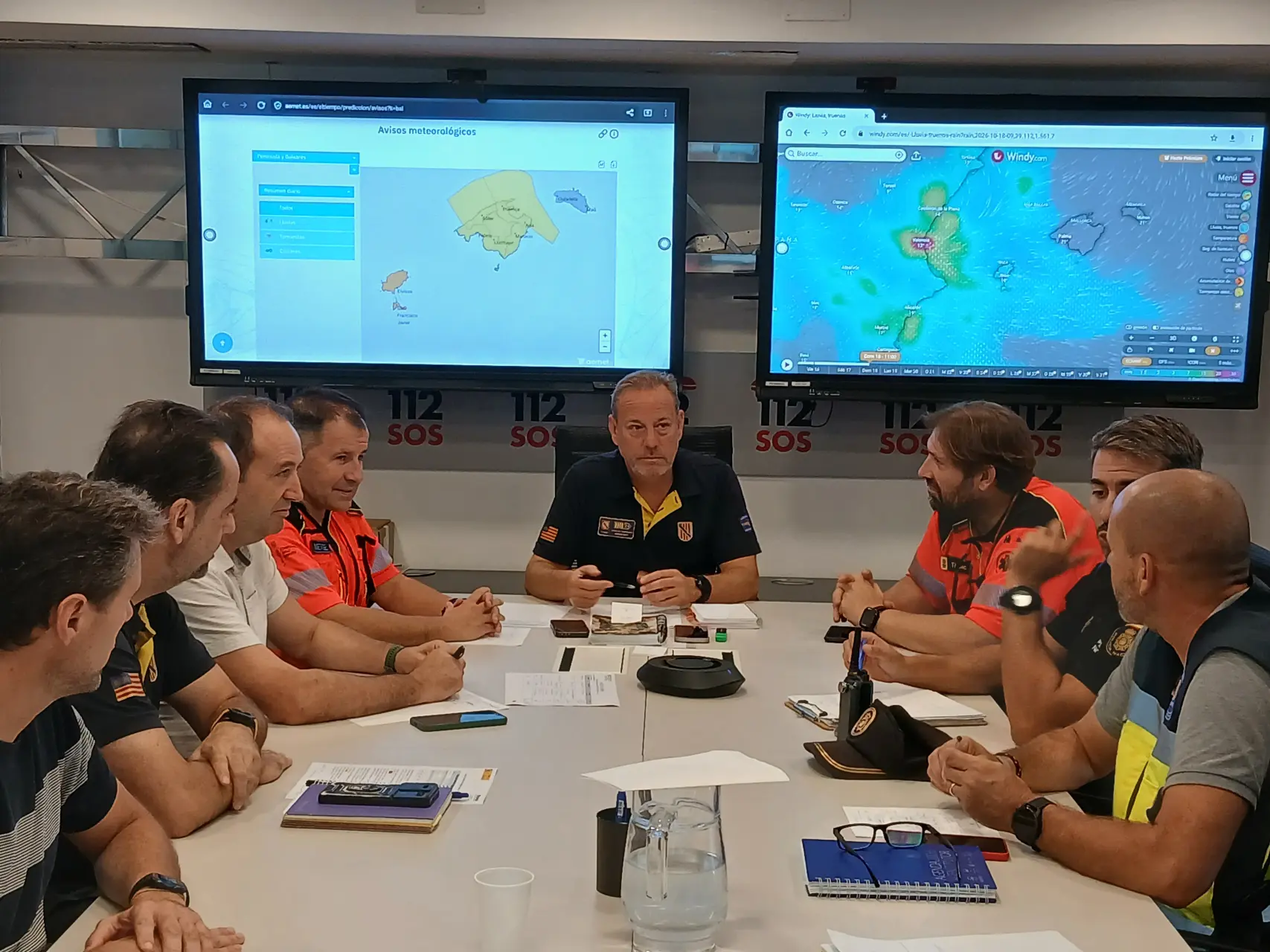 The Technical Advisory Committee of the Meteobal Plan met on Friday to assess the situation in light of the forecast for rain an
