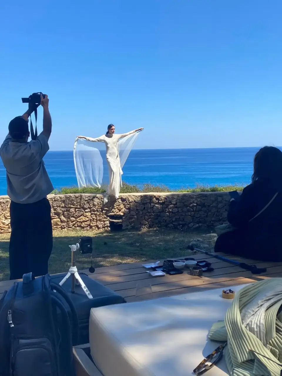 Promotional shoot in Mallorca for the Philippines market