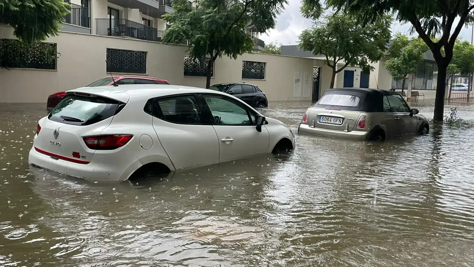 Flooding in Portocristo, Mallorca