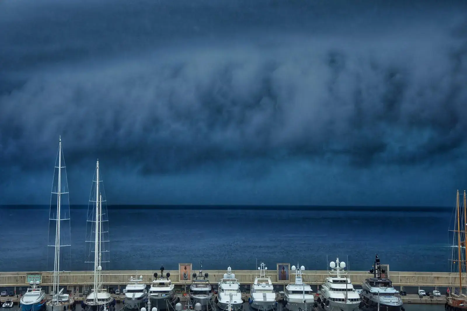 Heavy cloud in Mallorca