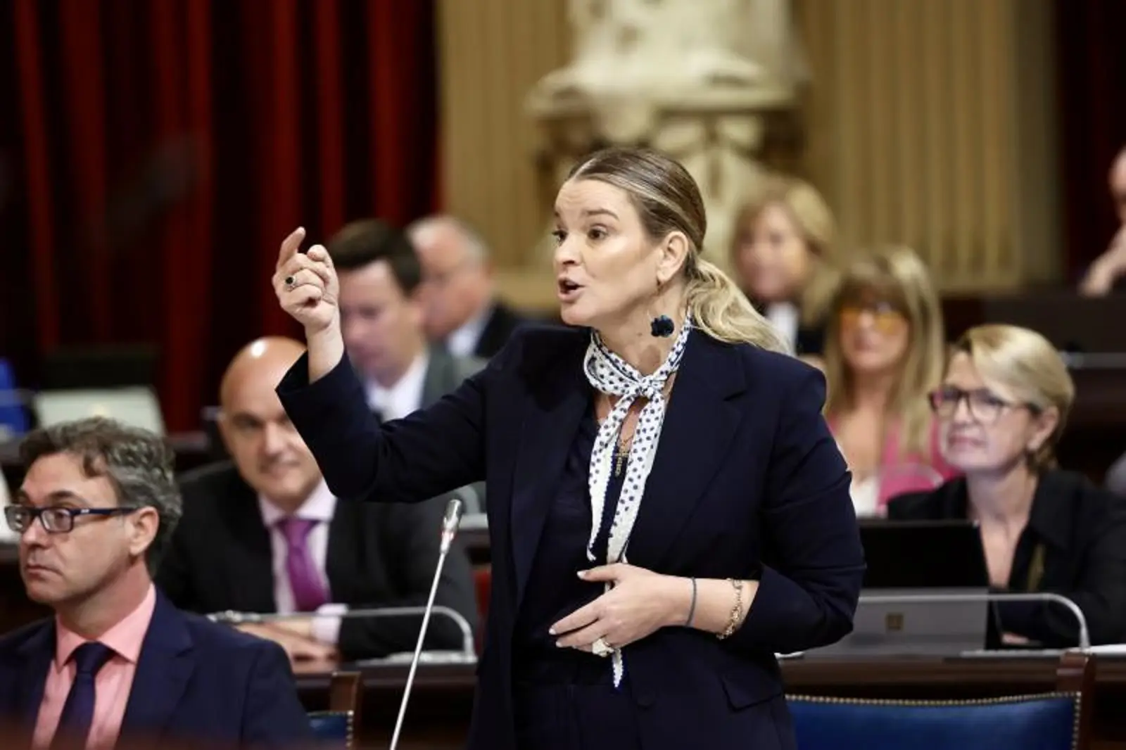 The President of the Balearics, Marga Prohens, has accused the central government of abandoning the Balearics in the face of irr