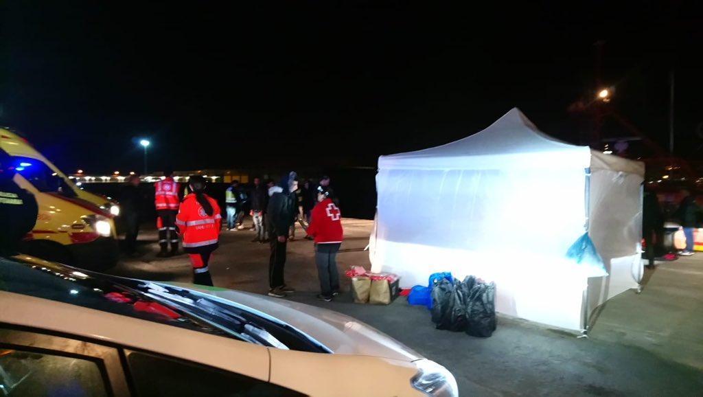 the red cross was there to provide assistance.