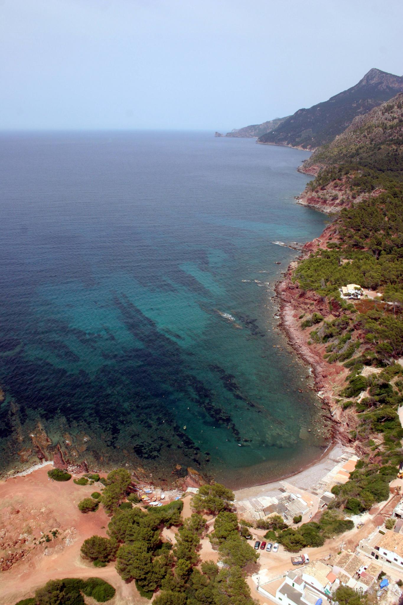 Birds-eye view of Majorca