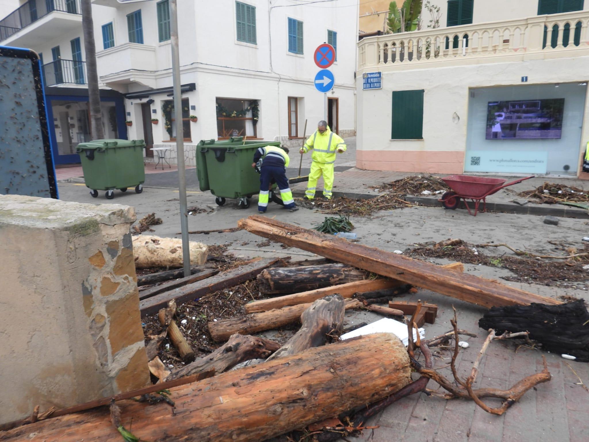 Puerto Andratx after the storm