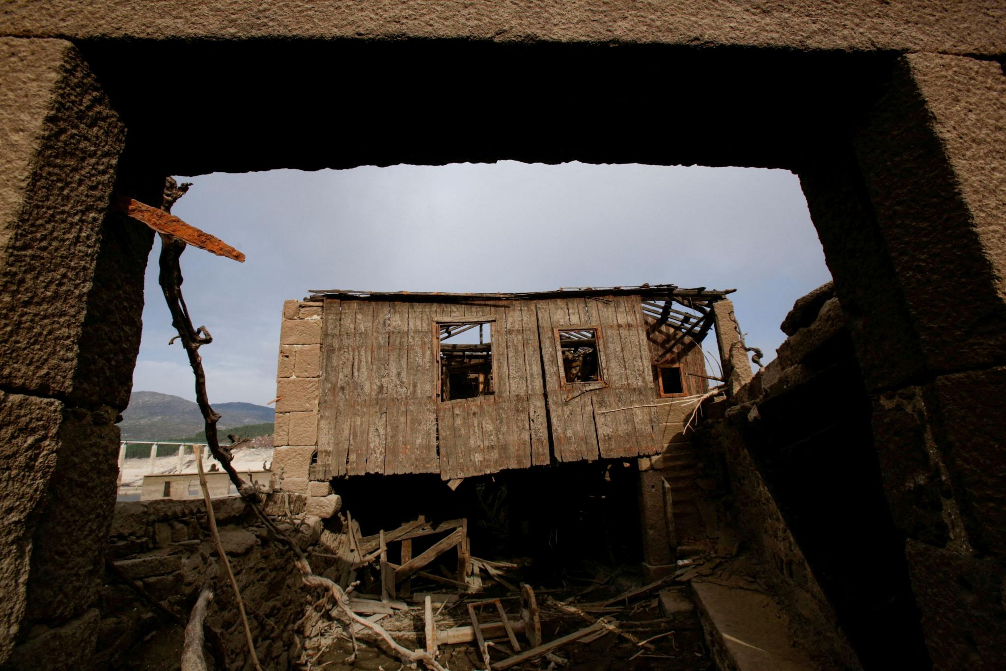A house is seen at the ancient village of Aceredo