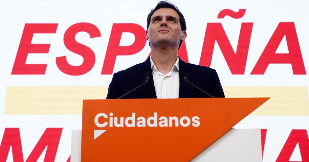 The leader of Spain's CentreRight Ciudadanos steps down