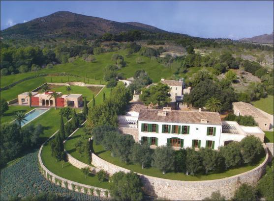 La casa de Becker en Mallorca.