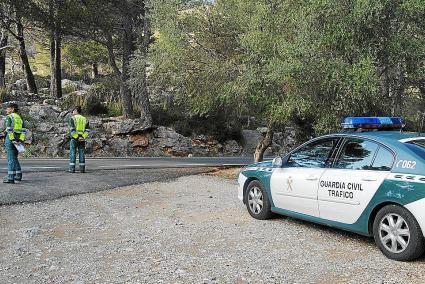 Guardia Civil traffic control in Mallorca