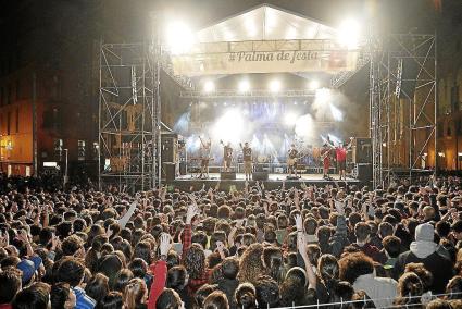 Concert for Sant Sebastià fiestas in Palma, Mallorca