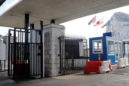 The Spain-Gibraltar border crossing