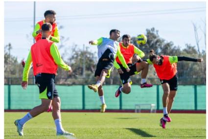 Mallorca training in Son Bibiloni.