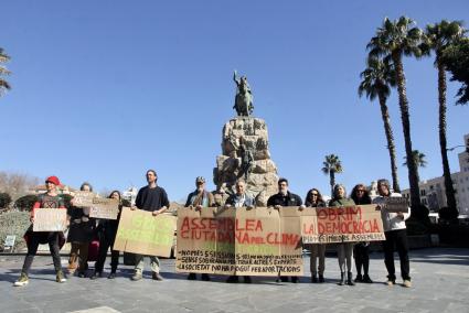 Climate change protest in Palma, Mallorca