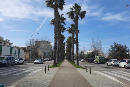 Passeig Ferrocarril in Manacor, Mallorca