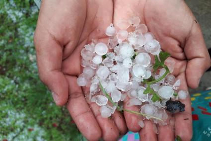 Hail storms forecast for Mallorca.