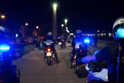 National Police in Playa de Palma, Mallorca