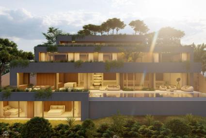 Architect image of a luxury property in Mallorca