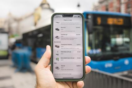 A file image of the Uber app