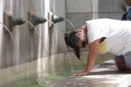 Cooling down in Palma, Mallorca