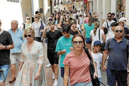 People on the streets in Palma, Mallorca