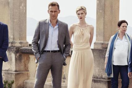 The original cast of The Night Manager on location in Mallorca.