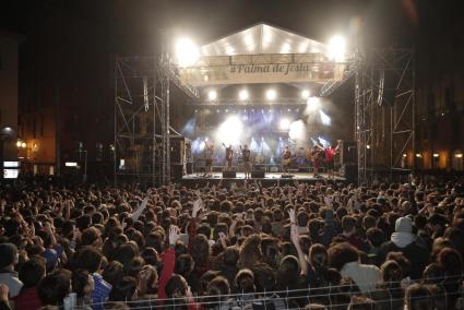 Concert for the Saint Sebastian fiestas in Palma, Mallorca