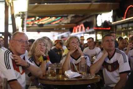 German tourists in Playa de Palma, Mallorca