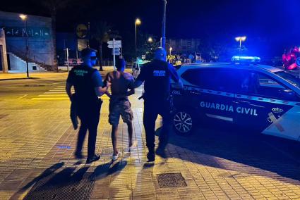 Arrest in Alcudia, Mallorca