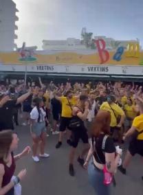 A group of German tourists attacked a doorman and caused damages to a bar a few weeks ago in Playa de Palma.