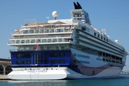 The Marella Voyager is one of the cruise ships visiting Palma today