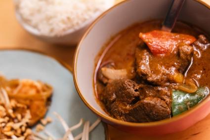 Massaman curry with beef