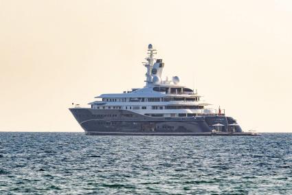 Al Mirqab in Mallorcan waters this week.