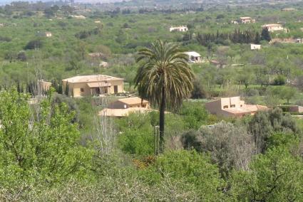 Buildings on rural land in the Balearics