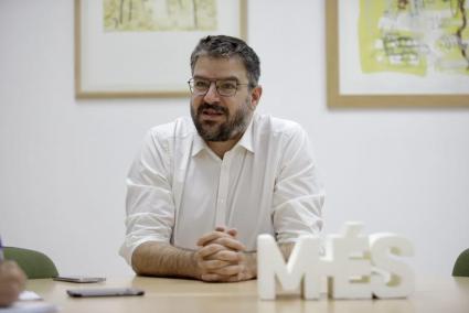 The coordinator of Més, a progressive Mallorcan nationalist party, Lluís Apesteguia