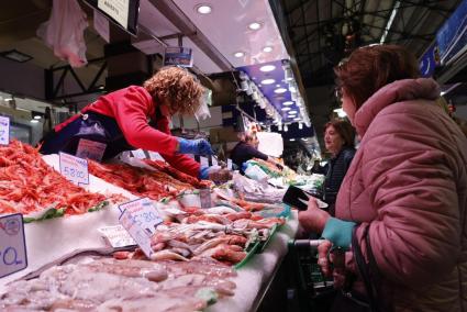 Mercat de l'Olivar in Palma, Mallorca