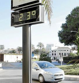 Temperatures in the Balearics reached a high of 23ºC yesterday.