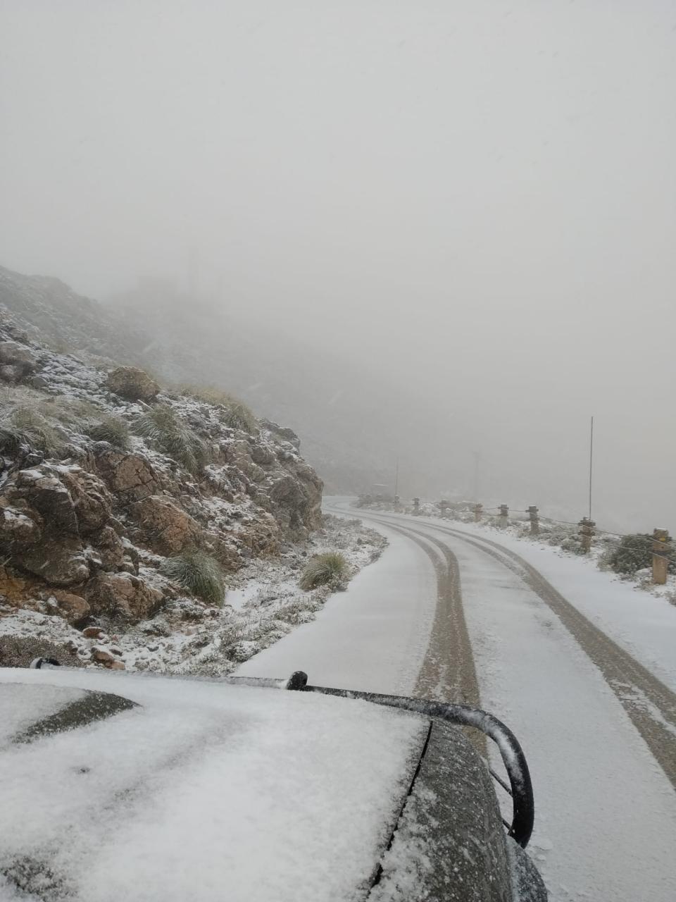 More snow is seen on the roads