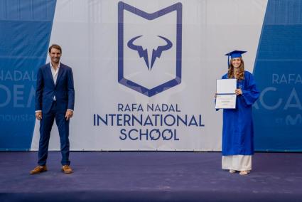 Rafa Nadal attends the students’ graduation ceremony every year