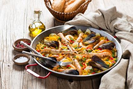 The classic Paella Valenciana