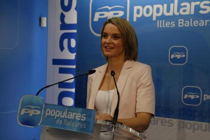 Marga Prohens, the Partido Popular's parliamentary spokesperson.