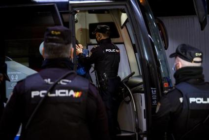 Police drugs operation in Palma Mallorca