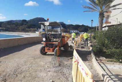 Work finally begins on the Cala Ratjada promenade