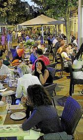 Calle Fabrica, where there has been conflict because of noise from bars and restaurants.